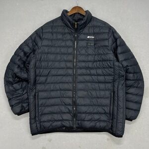 Venture Heat Men's Black Duck Down Puffer Heated Jacket with Power Control